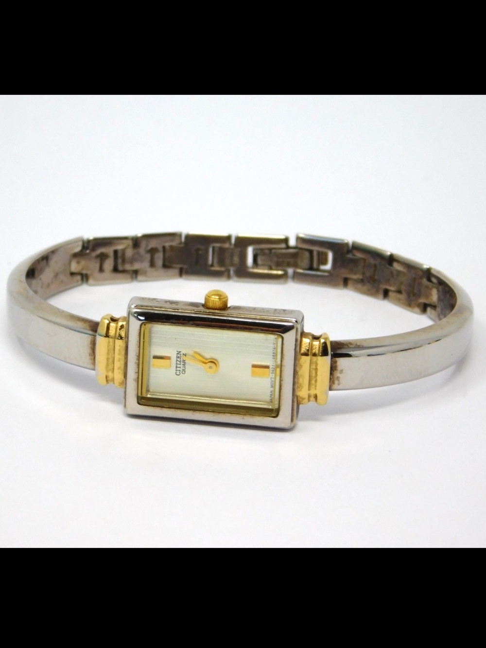 Citizen Women's Watch 5421-K15044 CK Cuff Champagne Dial Vintage Ladies 5.5"